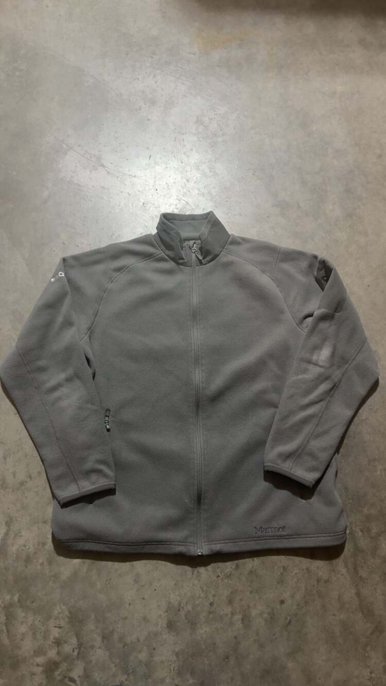 Marmot Polartec Gray Full-Zip Fleece Jacket Size XL